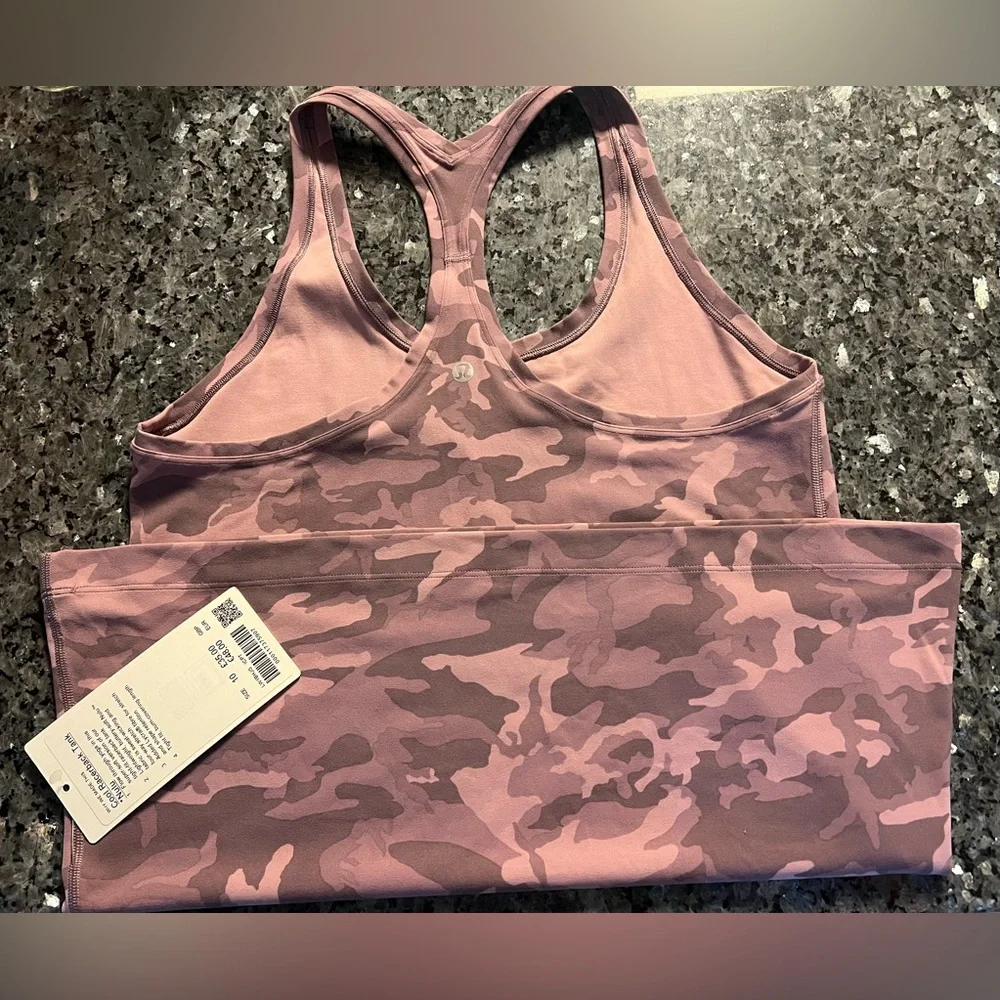 NWT Lululemon Cool Racerback || *Nulu Incognito Camo Pink Taupe Multi - Picture 6 of 8